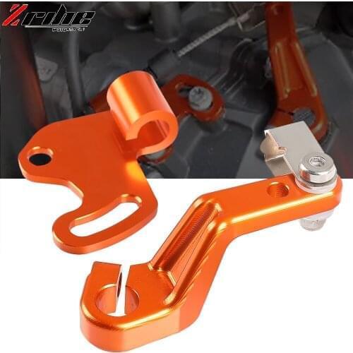 Motorcycle Accessories CNC Aluminum orange One Finger Clutch v2.0 compatible for 790 Adventure 890 Adventure 790 Adv 2020-2021