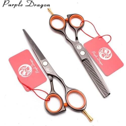 5.5" 15.5cm Black Stainless Cutting Shears Thinning Shears Dog Grooming Scissors Professional Pet Scissors Animal Scissors Z1014