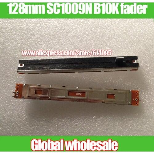 5pcs 128mm SC1009N B10K Straight Slide Potentiometer for Soundcraft LIVE4 Series / Mixer Single Link Fader Length 8MMB