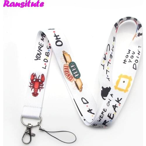 R183 TV Friends multi-function Mobile Phone Key Strap Rope Lanyard Neckband Mobile Phone Decoration