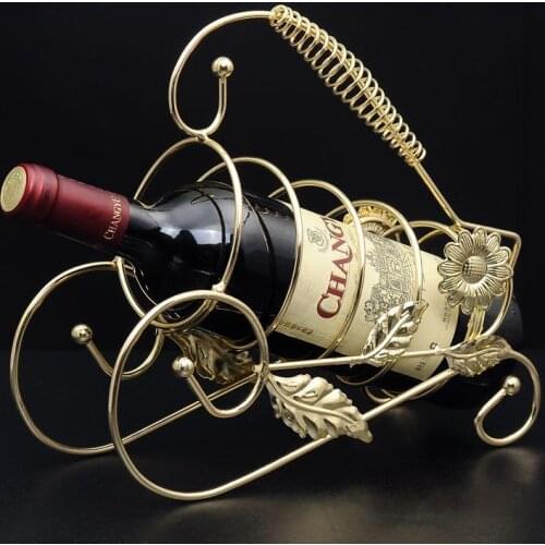 Retro Wine Champange Bottle Rack Holder Wine Accessaries Home Decoration