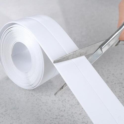 Self Adhesive Waterproof Wall Sticker for Bathroom Kitchen Sealing Strip Bathroom Shower Sink Bath Caulk Tape