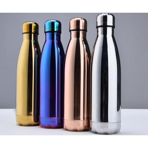 350/500/750/1000ml Double-Wall Insulated Vacuum Flask Stainless Steel Water Bottle BPA Free Thermos for Sport Water Bottles