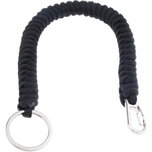 Outdoor Lightweight Portable Mountaineering Rope Quickdraw Lanyard Keychain