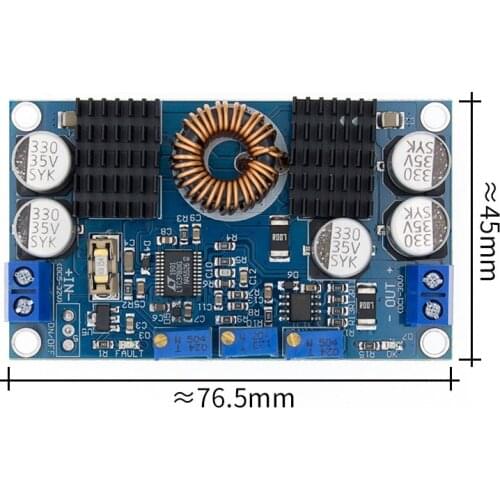 Smart Electronics DC 5V-32V to 1V-30V 10A LTC3780 Automatic Step Up Down Regulator Charging Module