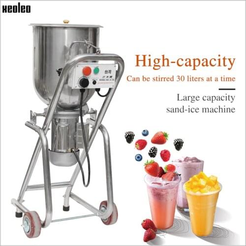 XEOLEO Commercial Ice Blender 30L Food blender Meat grinder Blend machine stainless steel Mashing Fruit/Vegetable machine 1500W