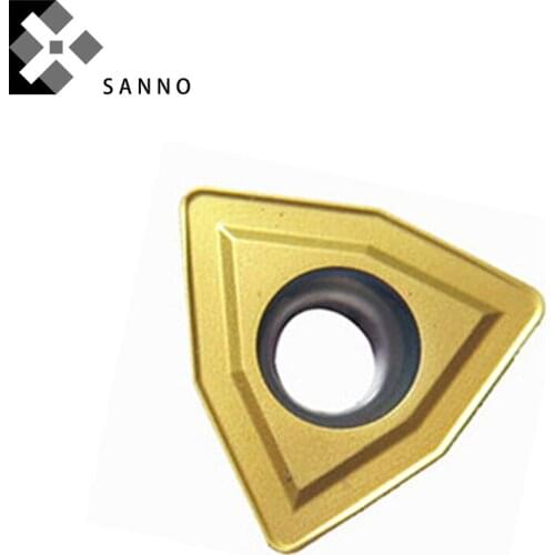 10Pcs CNC carbide milling inserts WCMX06T308R-53 235 parts threading carbide insert lathe tool cutting tool