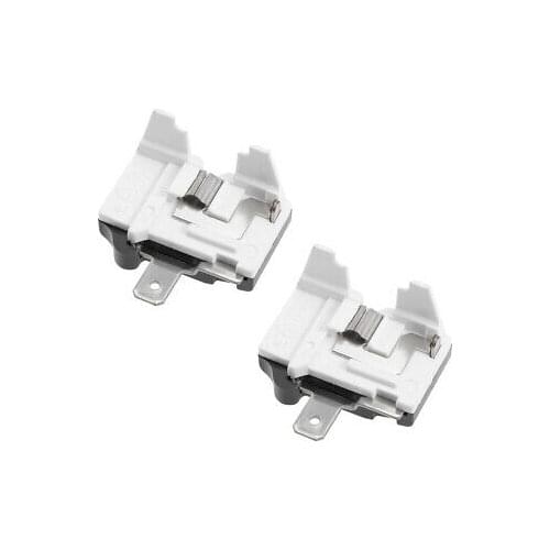 2 Pcs Refrigerator Thermal Overload Protector 1/3HP 250W Freezer Compressor Part