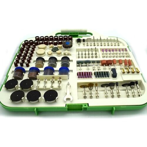 249PCS Mini Drill Burs Electric Grinding Accessories Set Dremel Rotary Tool
