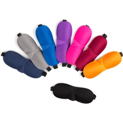 3D Sleep Mask For Eyes Eyeshade Eye Relax Cover Patches Eye Bandage Rest Sleeping Soft Travel Night Mask Eyepatch Blindfold