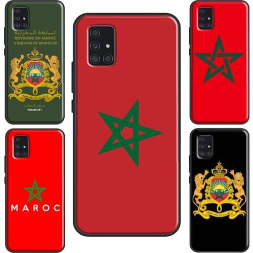Morocco Flag Coat Of Arms Case For Samsung Galaxy A21S A20e A11 A31 M21 M31 A10 A30S A40 A50 A70 A51 A71 Coque