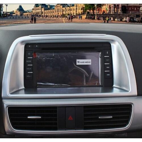For Mazda CX-5 CX5 2015 2016 ABS Chrome Center Control Panel Cover Trim Car Accessories Styling