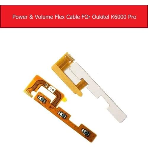 On/Off Power Volume Flex Cable For Oukitel K6000 Pro Power Volume Control Switch Flex Ribbon Replacement Parts Accessories