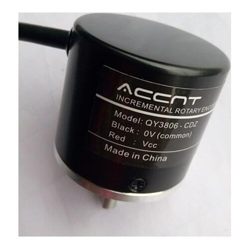 Open-collector Magnetoelectric Rotary Incremental Encoder ABZ Three-phase 1024/4096 Line Pulse Tachometer Meter