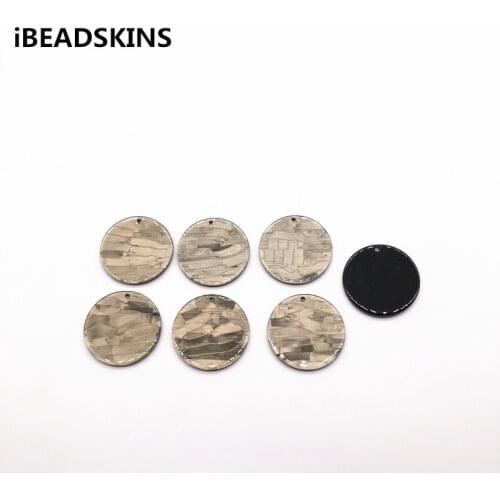 New arrival! 30mm 100pcs light brown coin-shape Connectors for earrings accessories/Earring parts /Jewelry Findings making