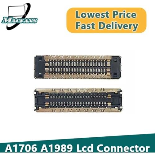 NEW A1706 A1707 LCD Connector for Macbook Pro A1990 A2159 A2289 A2251 A2141 A1989 A1708 LVDS EDP FPC Connector 42Pin