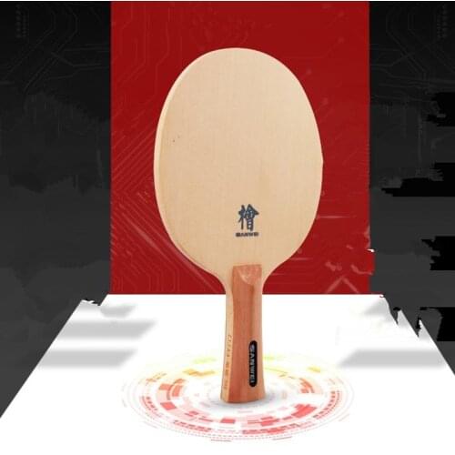 Original SANWEI H10 (1-Ply HINOKI) Table Tennis Blade Solid Cypress Ping Pong Bat