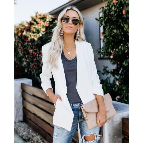 Coats And Jackets Women Sexy Streetwear 5XL Woman Jacket Autumn Winter Office Lady Top Clothing Chaquetas Mujer 2019