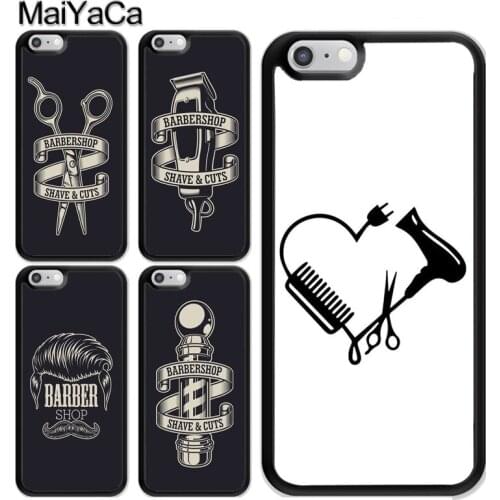 Barber Shop Hair Stylist Case For iPhone 12 Mini 11 Pro MAX X XR XS MAX SE 2020 6S 7 8 Plus 5s Cover
