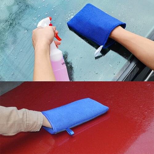 LEEPEE Car Cleaning Water Absorption Washing Gloves Microfiber Towel Car Artificial Wool Car Wash Car-styling Auto Care Clay