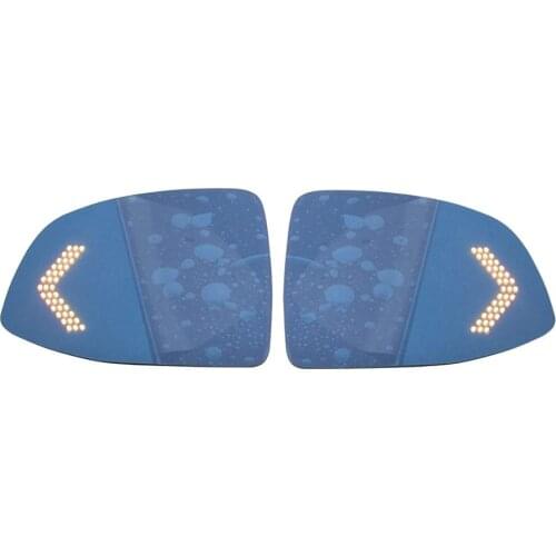 Blue Mirror Rearview Mirror Glare Proof Mirror Turn Signal Lamp Heated Rearview Mirror For X3 X4 X5 X6 BMW F25 F26 F15 E71 F16