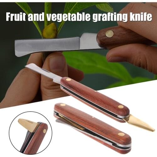 Garden Grafting Clippers Tool Pruning Grafting Knife Professional Folding Garden Cutter Scissor Cutting Tool
