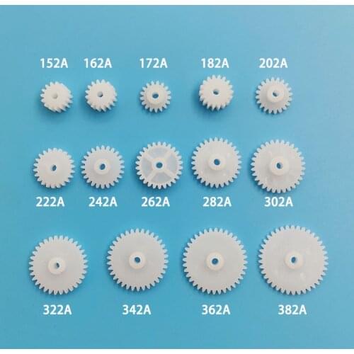 Mixed Sample Package 152A to 382A x10PCS POM Gears 14 Different Styles Total 140PCS