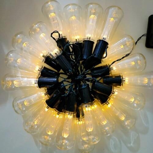 Solar String Lights Outdoor 10/20/30 Led Bulb Globe Lights IP 65 Waterproof Solar Powered Patio Light for Garden Party Decor