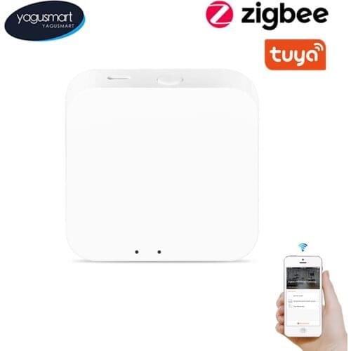 Yagusmart Tuya Smart Home Hub Zigbee 3.0 Wireless Hub Gaterway Smart Life Bridge Wireless Remote Controller