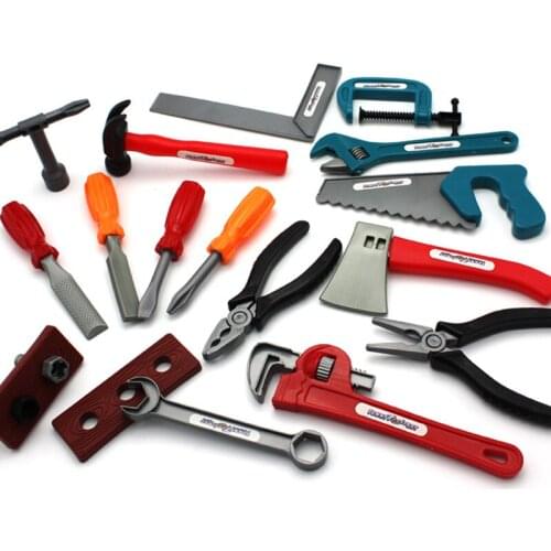 21PCS DIY Pretend Play Toy Plastic Simulation Repair Tool Kit Set Garden Tool Educational Safe Toys Gifts For Children Kids Boy