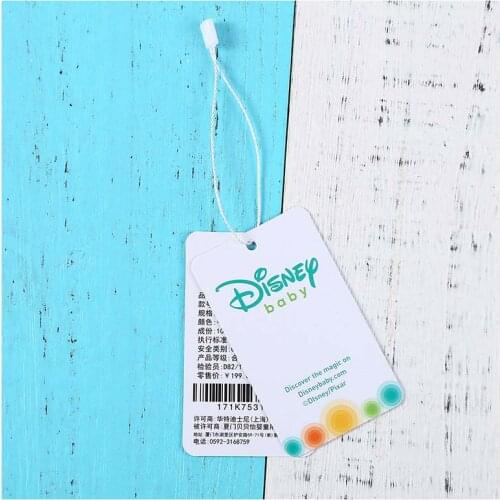 400pcs Clothing Tag Mens Clothing Europe And The United States South Korea Listed Price Tags Customized Trademark Printing