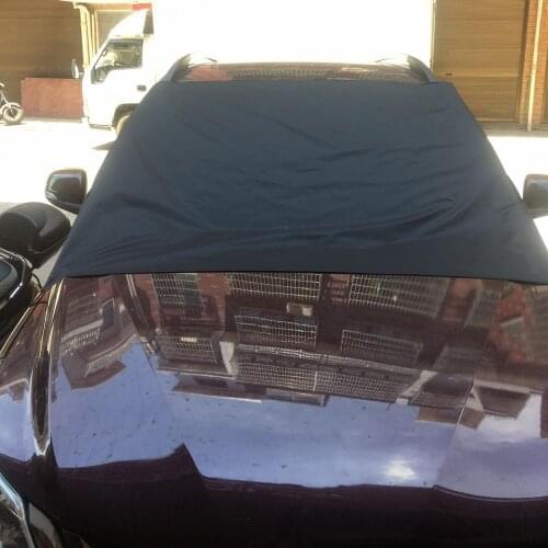 50%Dropshipping!!Strong Magnet Car Snow Block Cover Silver Cloth Magnetic Snow Ice Shield For Windshield Winter Car Front Window