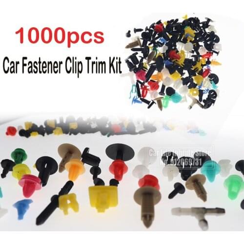 500/1000PCS Mixed Auto Fastener Vehicle Car Bumper Clips Retainer Fastener Rivet Door Panel Liner Universal Fit For All Car