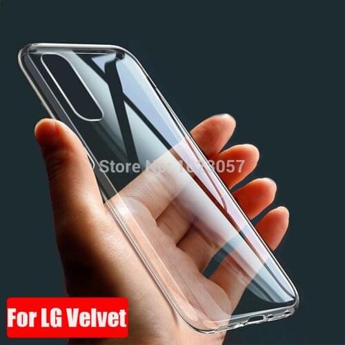 Case For LG Velvet Ultra Thin Soft Clear TPU Cover Case for LG Velvet 5G LM-G900N LM-G900E Couqe