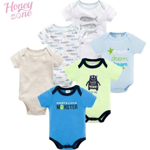 KAVKAS Baby Boy Outfit Short Sleeve Cotton ropa para bebe nina Summer Baby Girl Bodysuit Pudcoco ensemble bebe garcon Overall