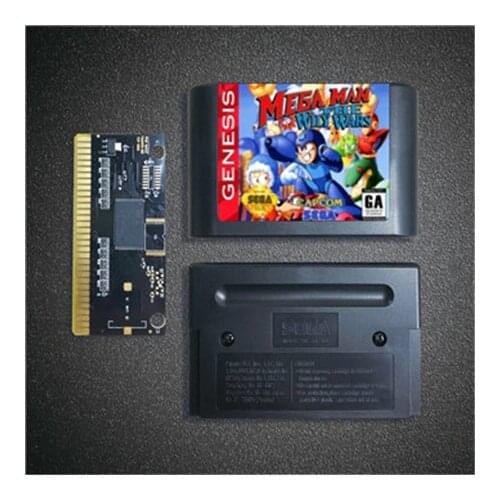 Mega Man The Wily Wars - 16 Bit MD Game Card for Sega Megadrive Genesis Video Game Console Cartridge