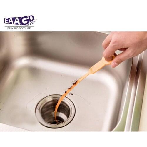 Kitchen Snake Sink Tub Pine Drain Cleaner Bathroom Shower Toliet Slow Removal Clog Hair Tool Bathroom Sewer Cleaning Hook