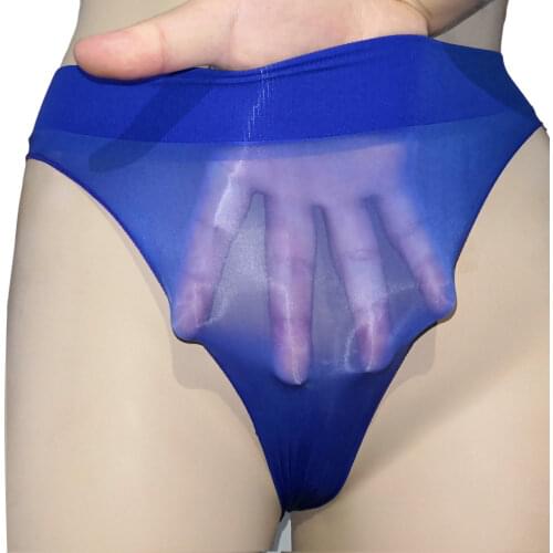 Metelam Ladies 8D Oil Shiny Sexy Underwear Thong Panties High Glossy Briefs Womens Fashion Gifts for Women