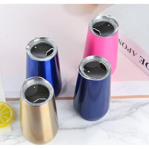 Cute black custom logo double wall stainless steel metal travel coffee tumbler mugs cups with straw and lid