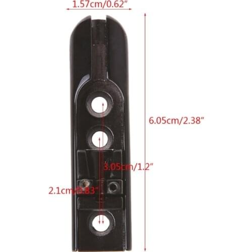 Single Individual Bridge Saddles Tailpiece for 4 String Bass Guitar Replacement U7EF