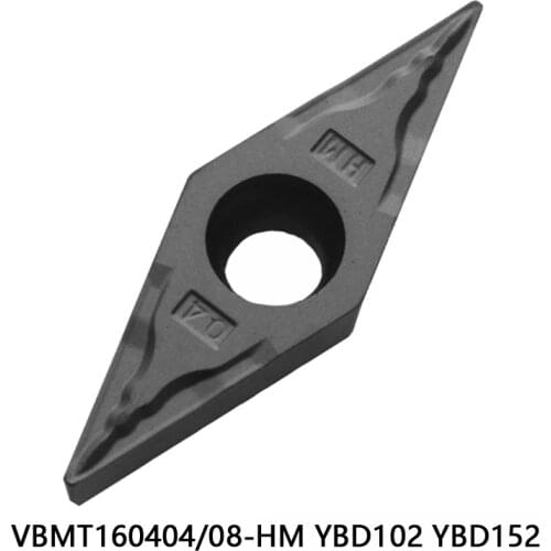 Original CT VBMT160404-HM VBMT160408-HM YBD152 YBD102 Processing Cast Iron VBMT 160404 160408 Lathe Cutter Tools Carbide CNC