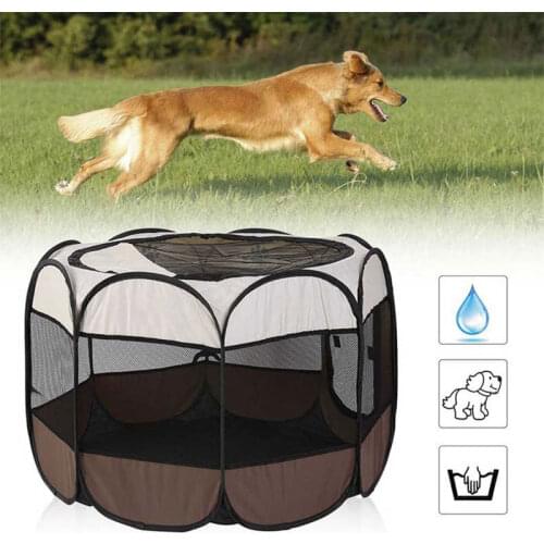 Portable Large Small Dogs Outdoor Dog Cage Pet Fences Tent Houses For Foldable Indoor Playpen Puppy Cats Pet Cage Delivery Room