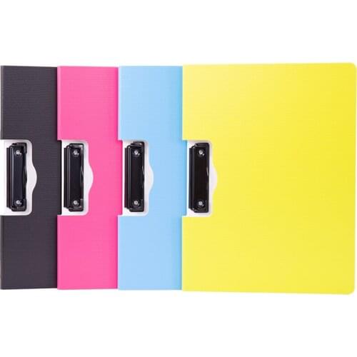 1pcs 5011 horizontal plate clamp color folding splint folder menu paper bills