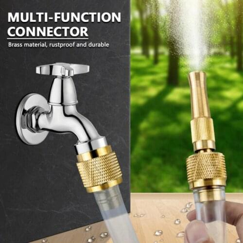 15mm-23mm Universal Hose Adapter Metal Faucet Connector Mixer Hose Adapter Tube Joint Fitting Garden Watering Tools