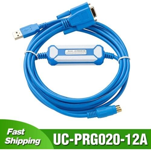 UC-PRG020-12A USB Convert RS-232 For Delta DVP PLC Programming Cable IFD6601Download Line Fast Ship