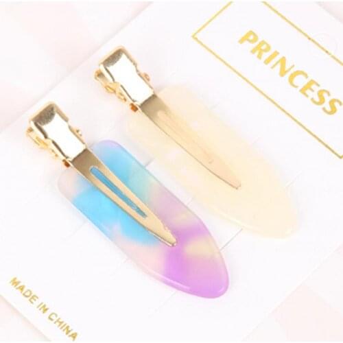 Hair Clip Elegant Novelty Flat Splint Flexible Hairpin for Daily Use