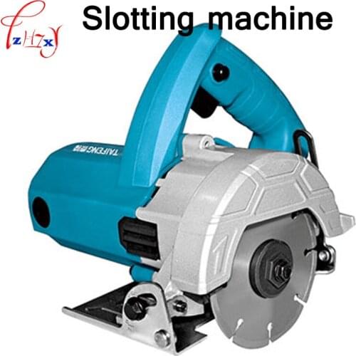 High power multi-function stone cutting grooving machine wood slanting Angle marble grooving machine 220V 1PC