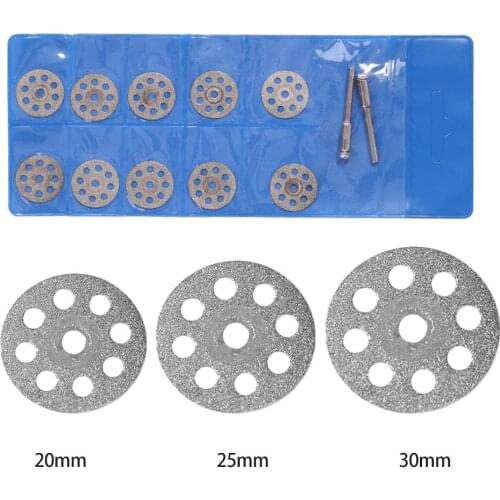 12pcs/set Rotary Tool Circular Saw Blades Diamond Jade Cutting Wheel Discs