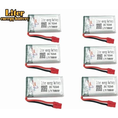 3.7V 700mAh 752540 25c Battery for X5S X5SW X5HW X5HC X5UW RC Quadcopter Drone Spare Part