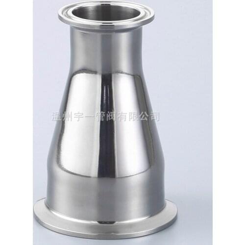 Free shipping 4'' x 2.5'' 304 Sanitary Tri-Clamp 304 Stainless Steel Reducer